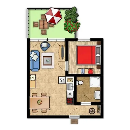 Apartment Hanseresidenz Ii Whg 16 *